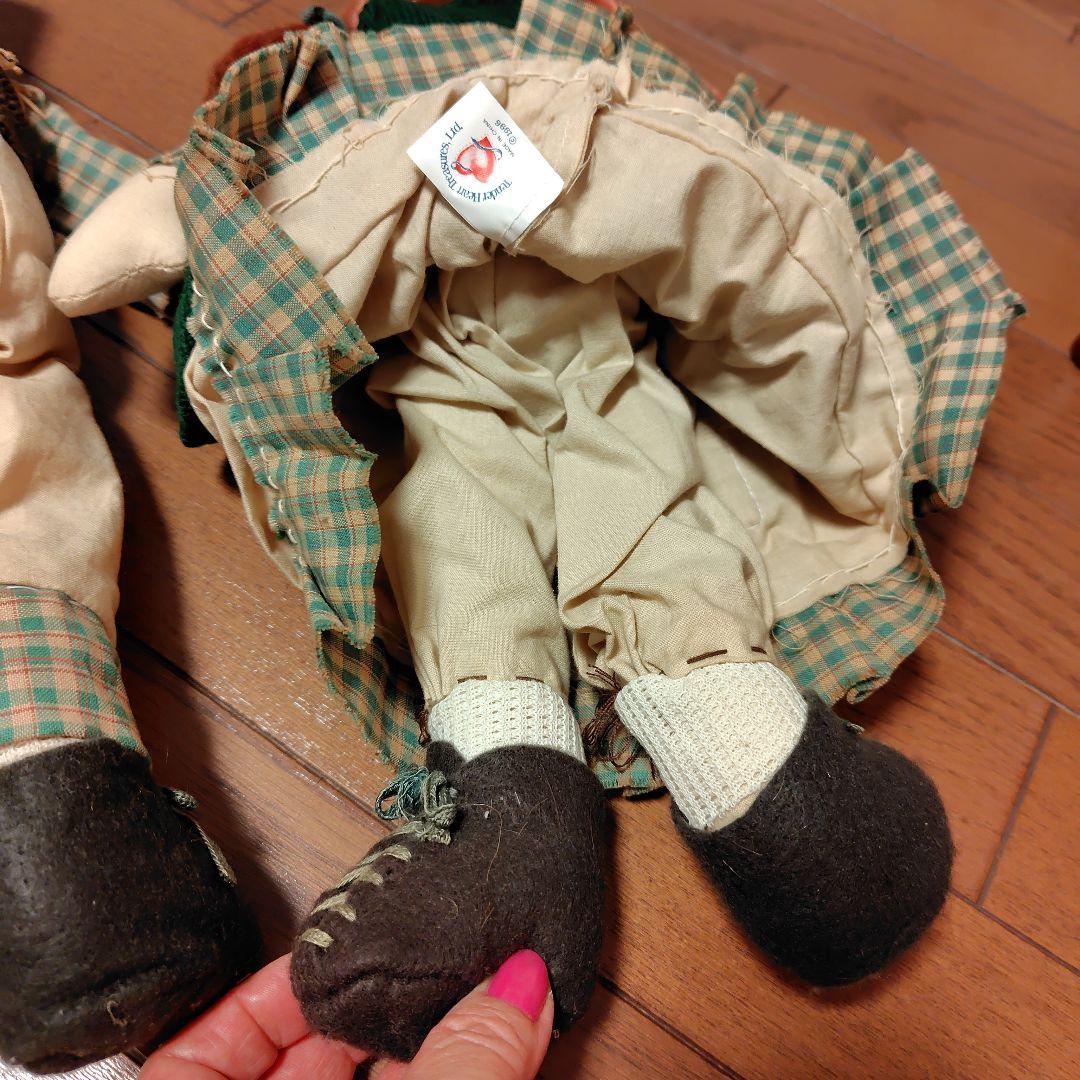 カントリー雑貨　アメリカテンダーハート　男の子と女の子ペア