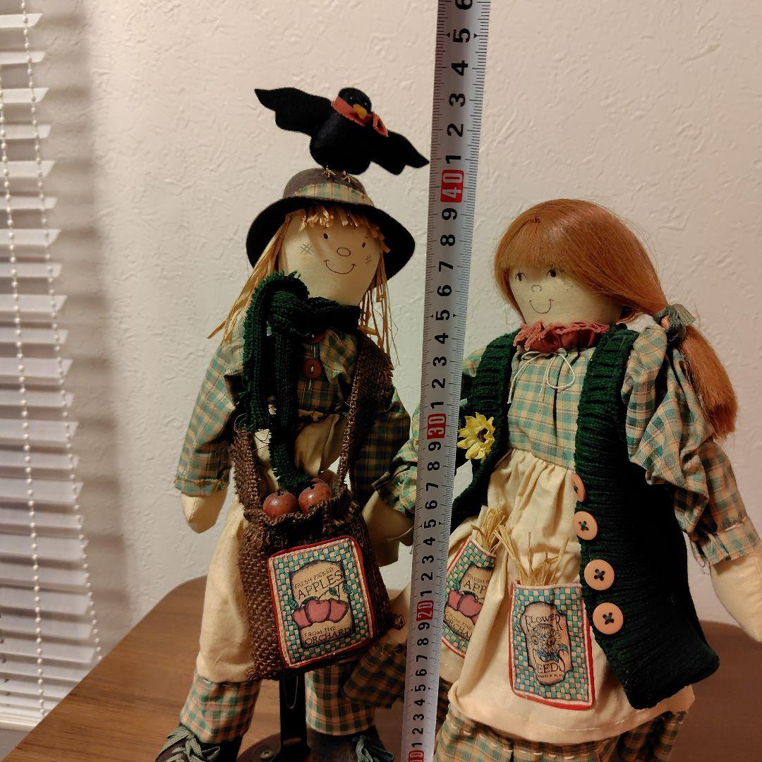 カントリー雑貨　アメリカテンダーハート　男の子と女の子ペア