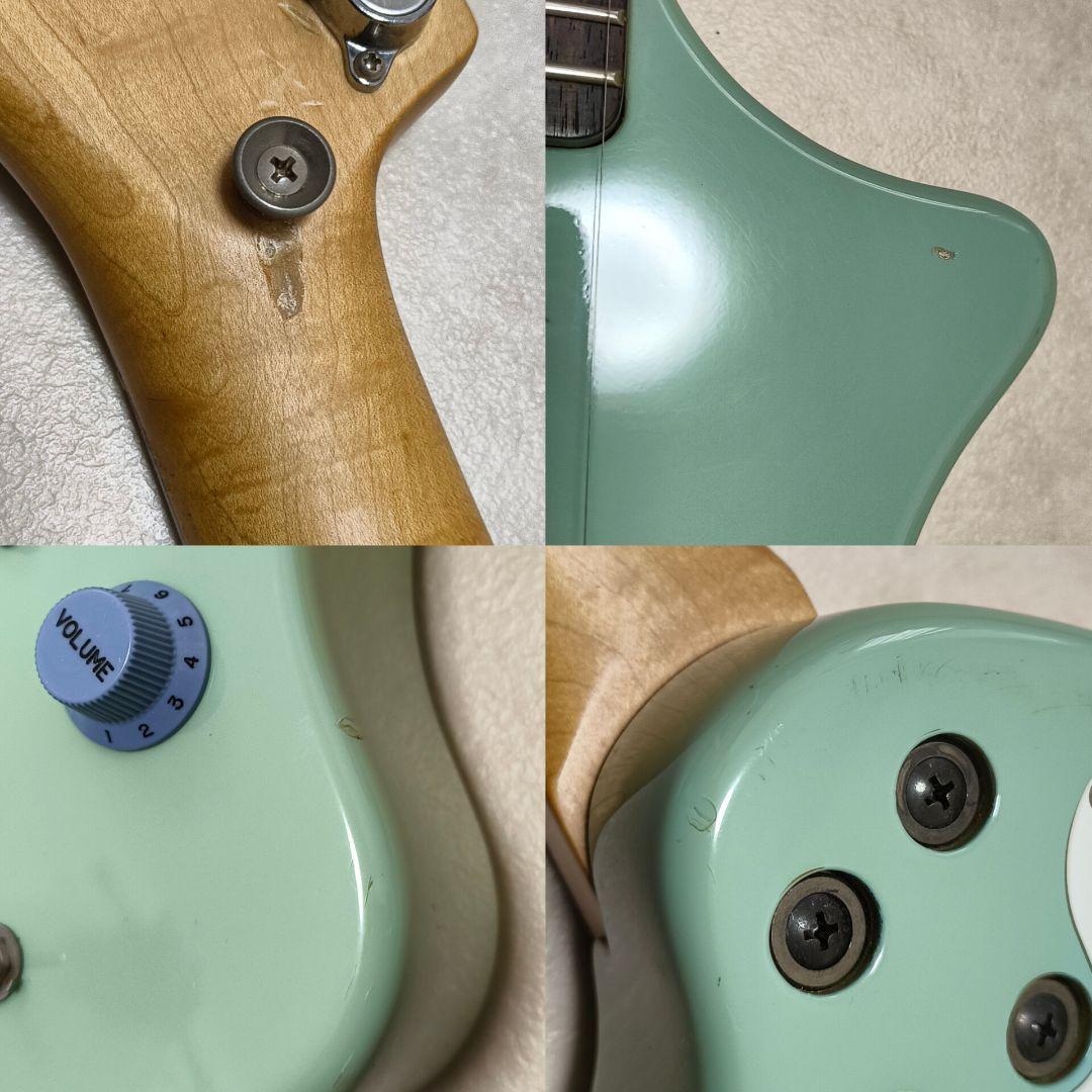 【美品】ZO-3 ライトブルー アンプ内蔵ミニギター ヘッドフォン端子付