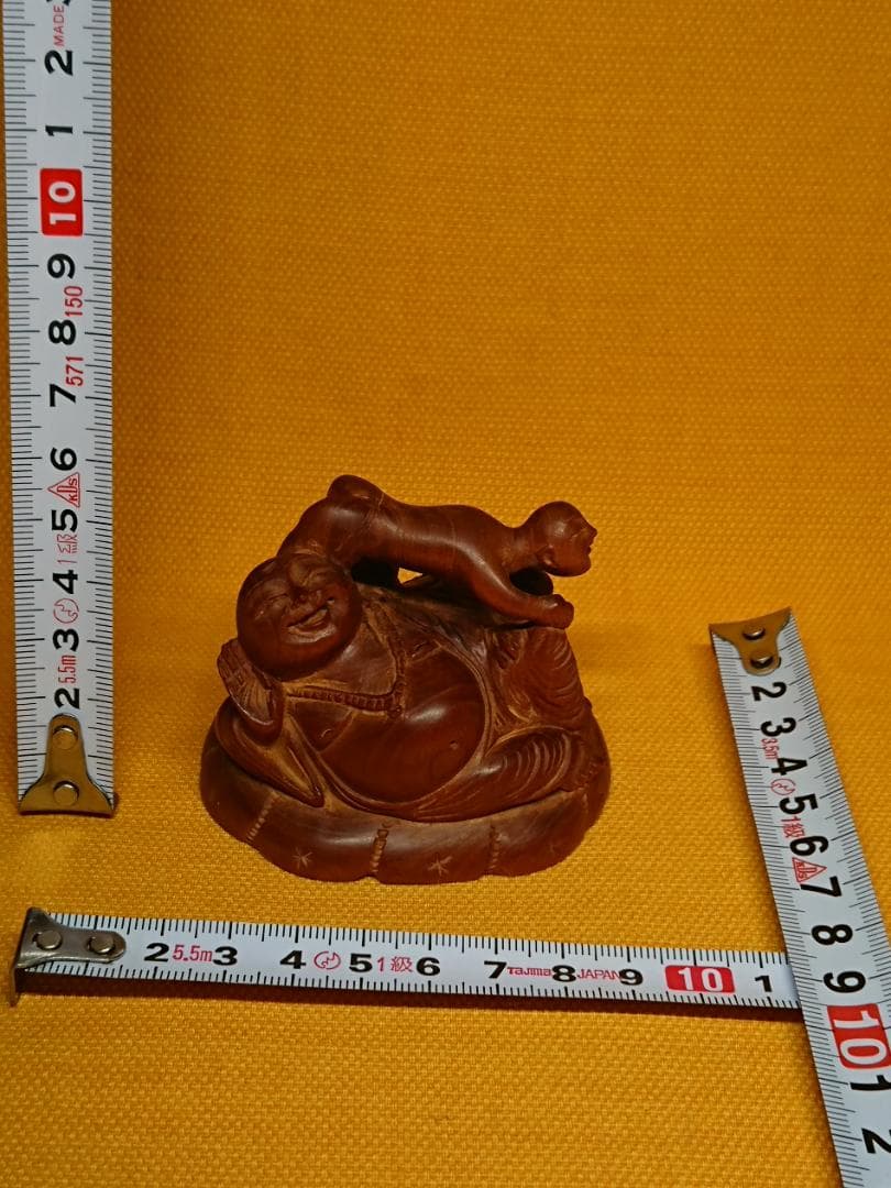木彫り　人形　木製　古玩　オブジェ　置物　インテリア　工芸品　美術品　A3421