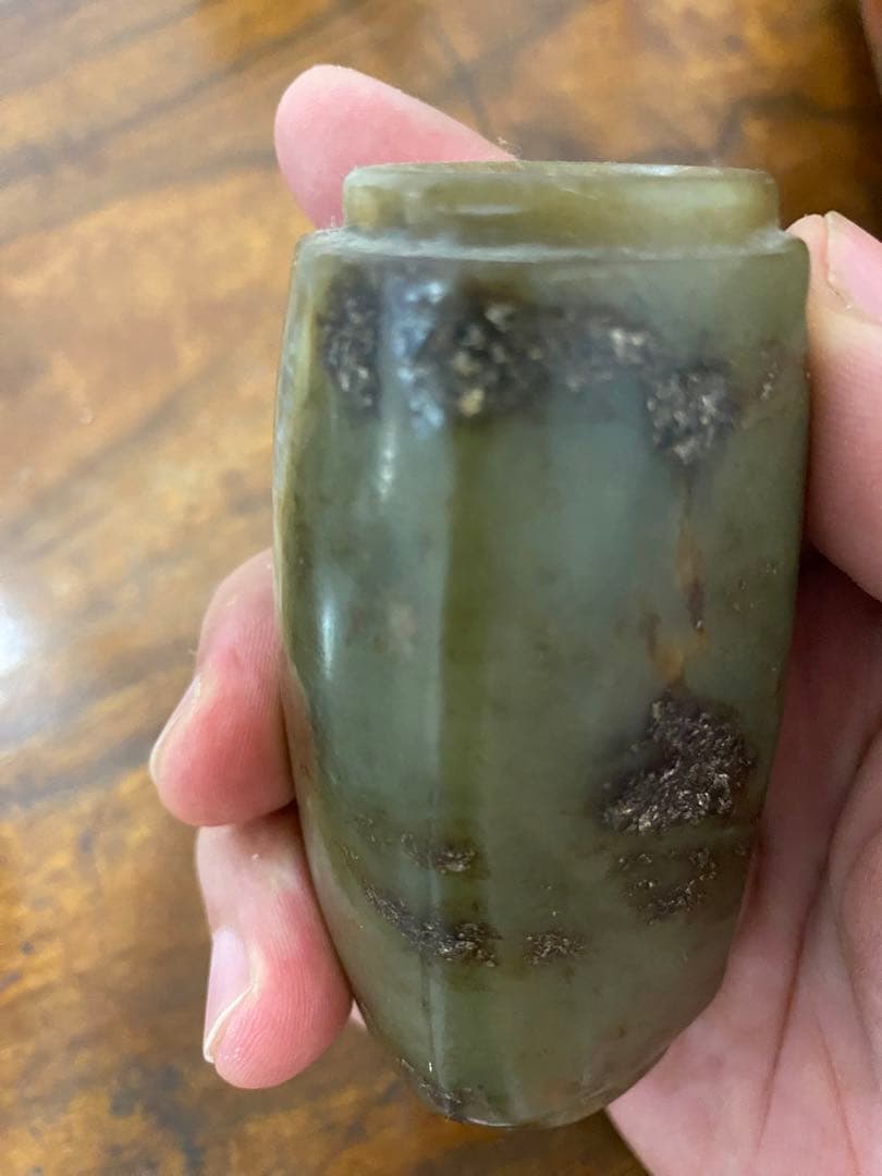 古玉 玉琮 黄玉 唐物 古玩