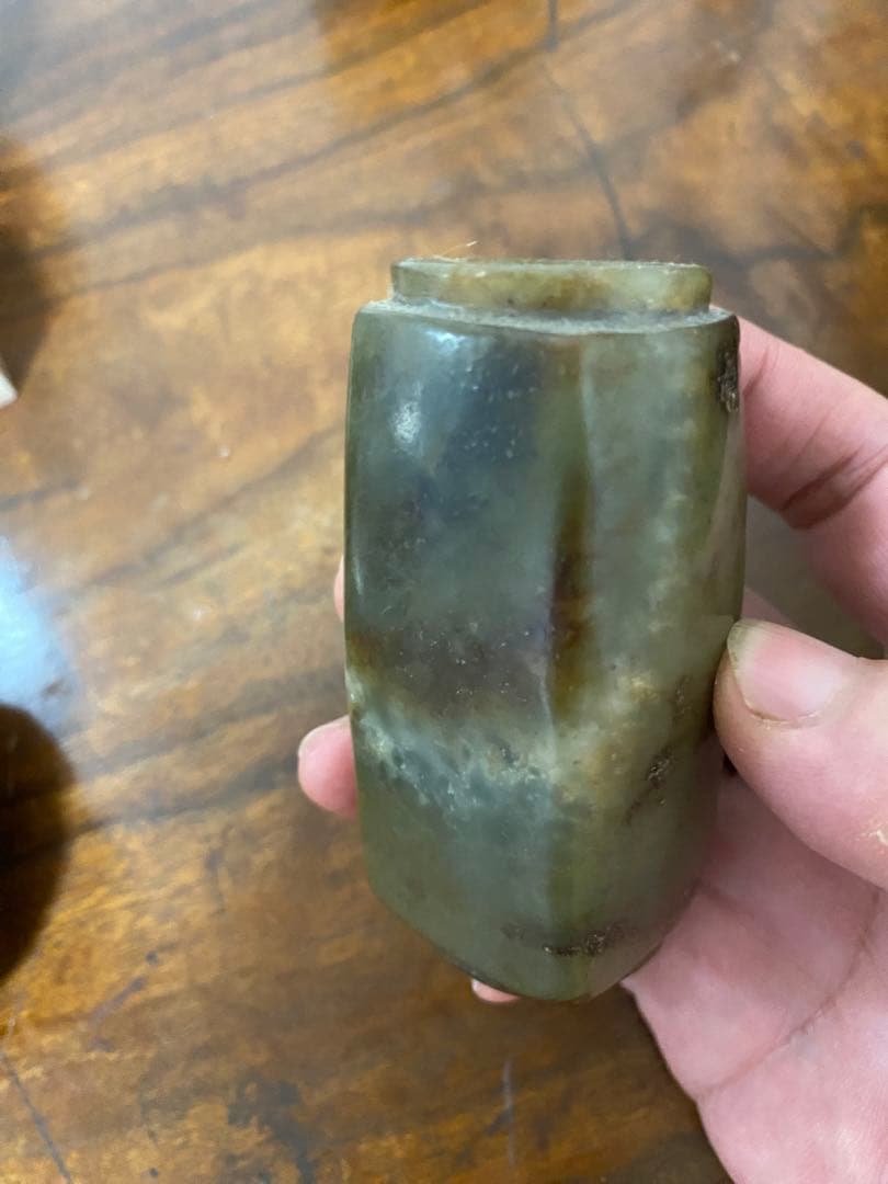 古玉 玉琮 黄玉 唐物 古玩