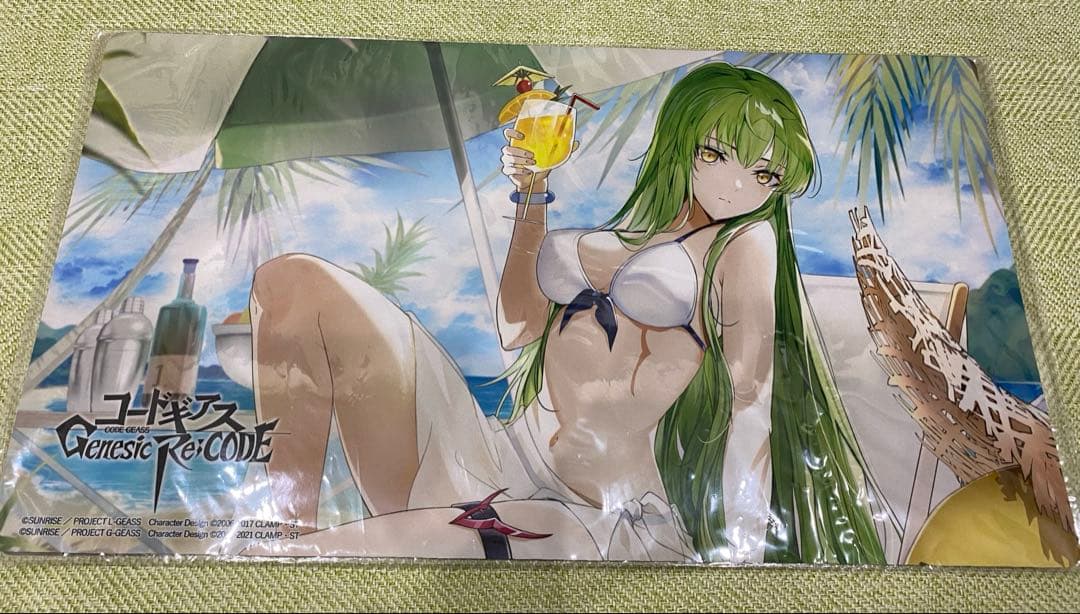 お*い様 コードギアス　c.c. プレイマット2枚