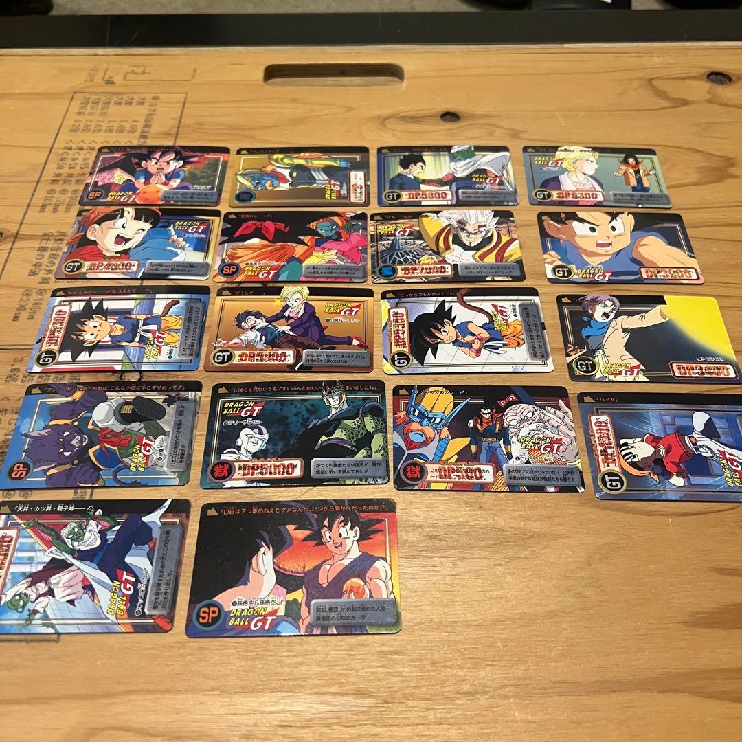 ドラゴンボールカードダス本弾700枚以上ノーマル＋キラ第一弾からGTまとめ大量