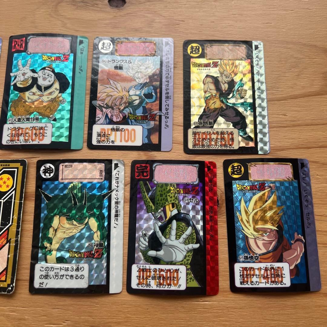 ドラゴンボールカードダス本弾700枚以上ノーマル＋キラ第一弾からGTまとめ大量