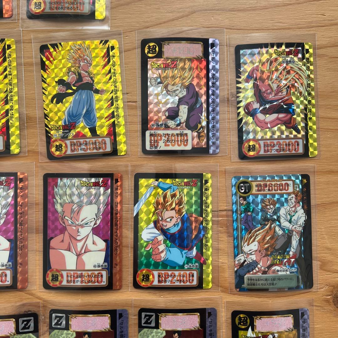 ドラゴンボールカードダス本弾700枚以上ノーマル＋キラ第一弾からGTまとめ大量