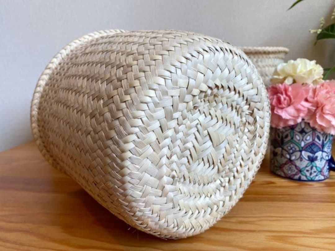 メキシコ　オアハカ　パームヤシ　カゴ　3点セット