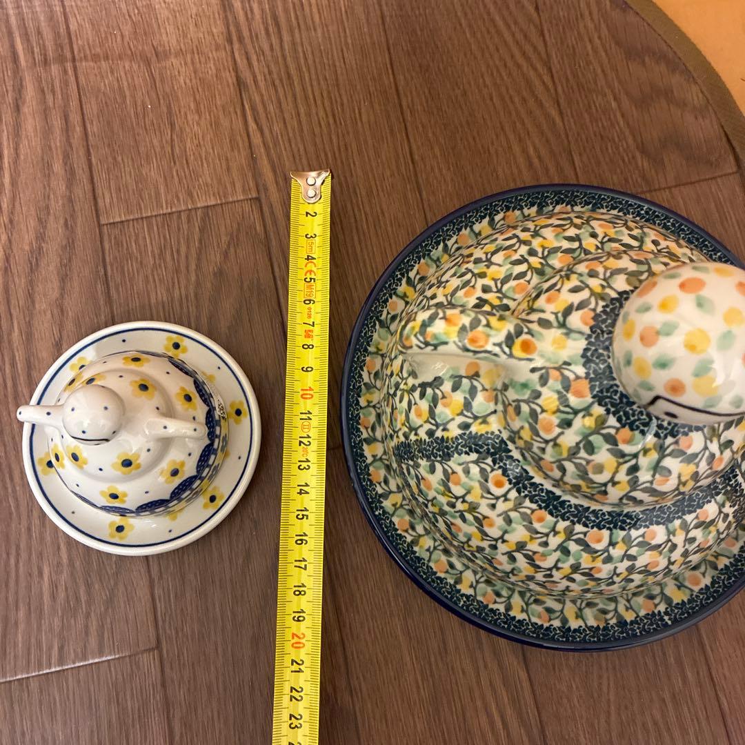 ポーランド 食器 ポーリッシュ ポタリー ドイツ 新品 未使用 チーズレディー