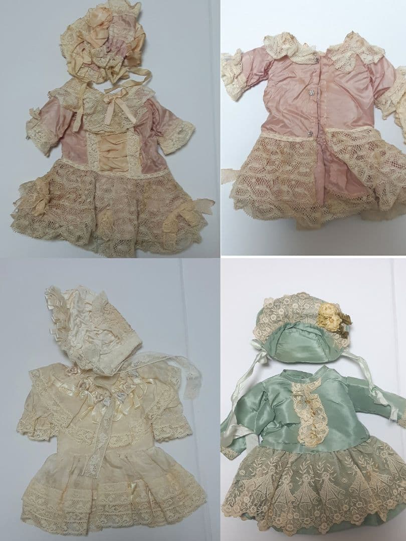 アンティーク ビスクドール DEP ジュモー / 着せ替えドレス+ウィッグ付き