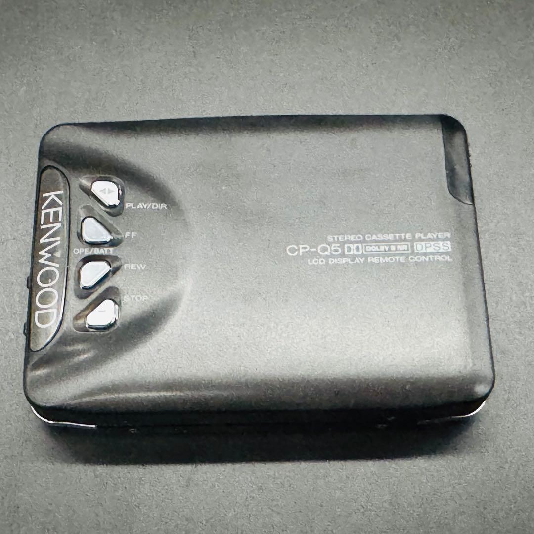 【動作品】KENWOOD CP-Q5 ポータブル カセットプレーヤー 訳あり