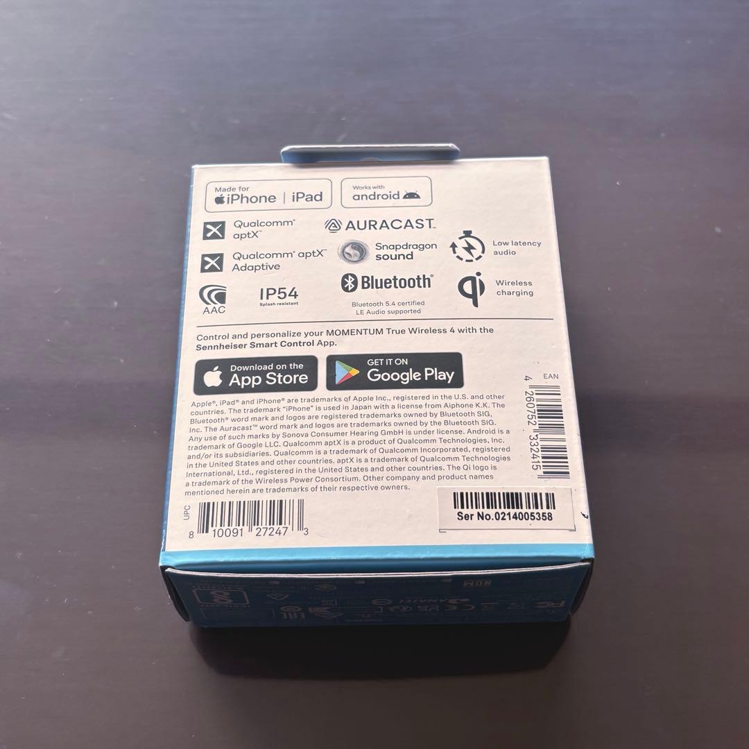 美品 Sennheiser MOMENTUM True Wireless 4