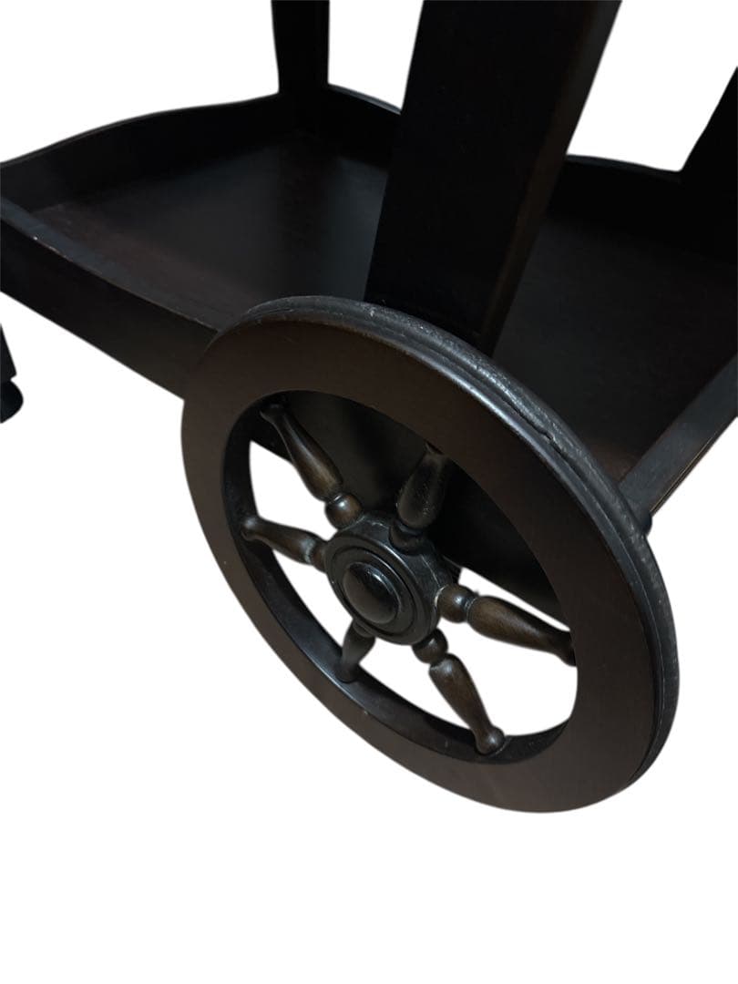 karimoku カリモク キッチンワゴン 車輪 コロニアル アンティーク