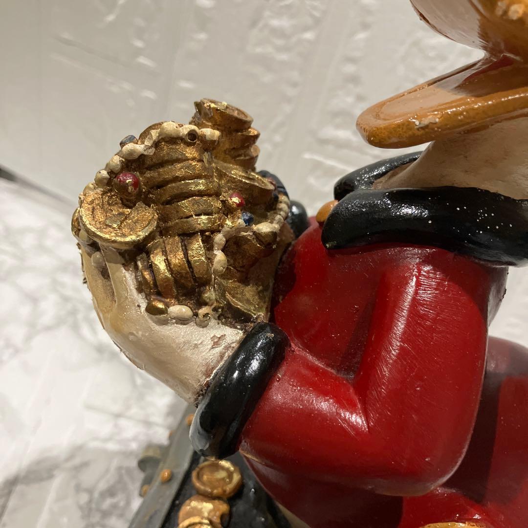 ディズニー スクルージ 置物 宝箱
