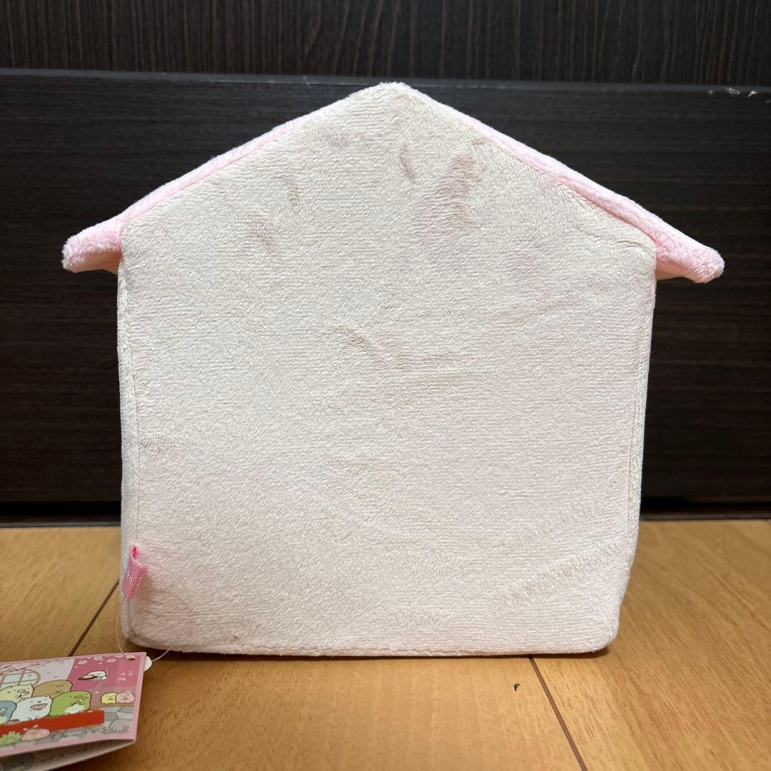 新品タグ　すみっコぐらし　和風　すみっこハウス　どらねこ大福　てのりぬいぐるみ