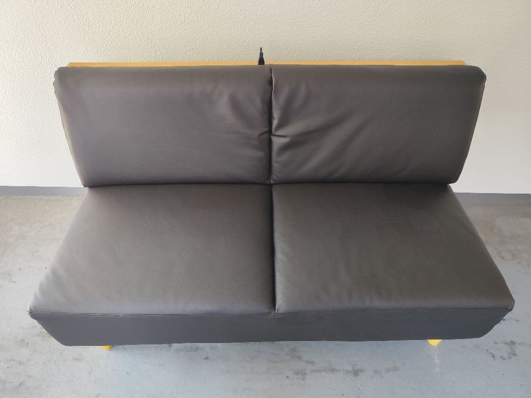 【関東限定】ニトリ ダイニングソファセット L字 コンセント付き ブラック