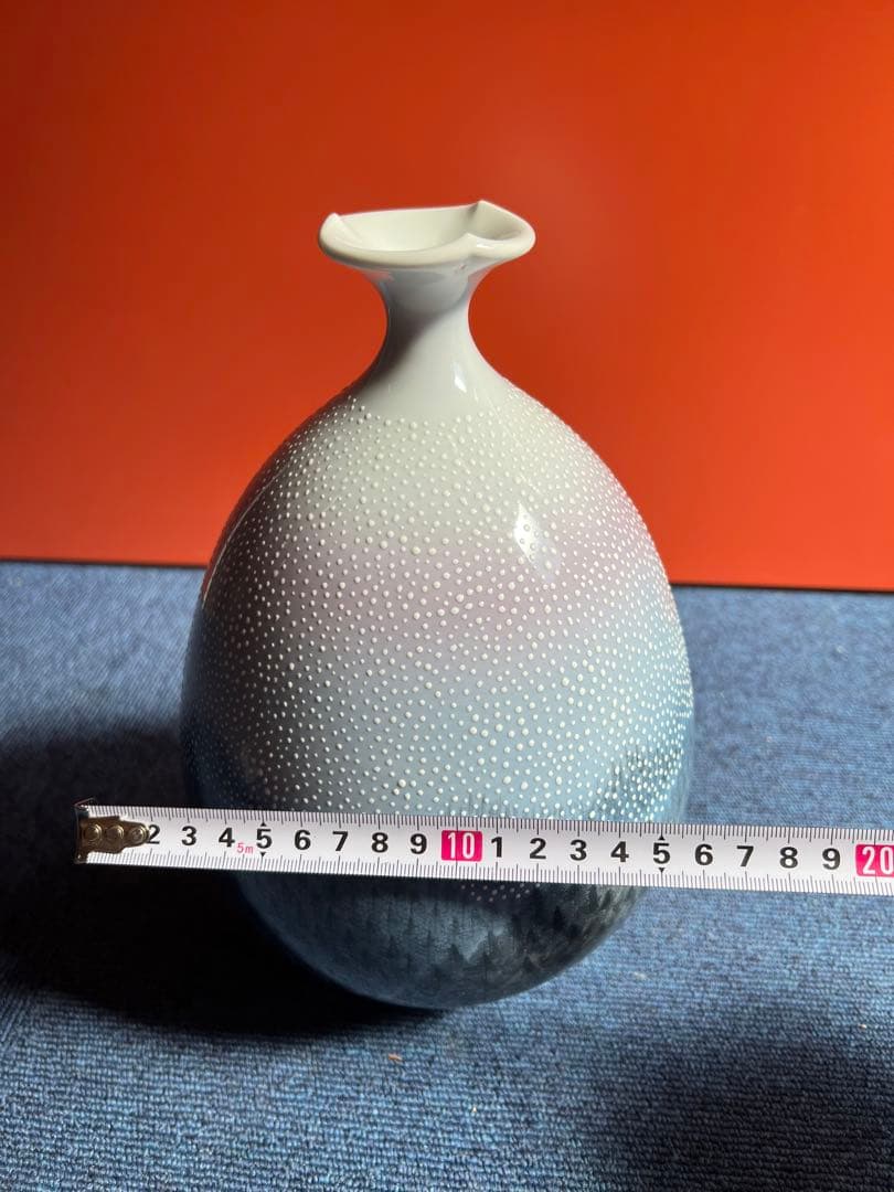 1017  藤井朱明作　日辰会友　花瓶　未使用