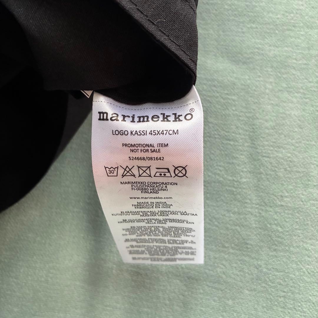 マリメッコ marimekko ブラックフライデーロゴトートバッグ