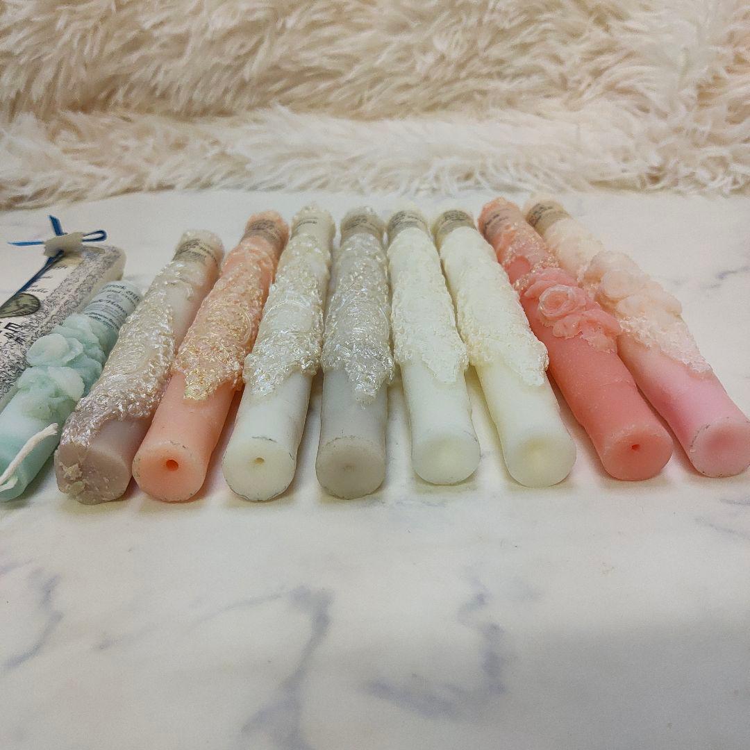 新品✨ 薔薇アロマキャンドル 9本セット　キャンドル作家kanameさん有瀧聡美