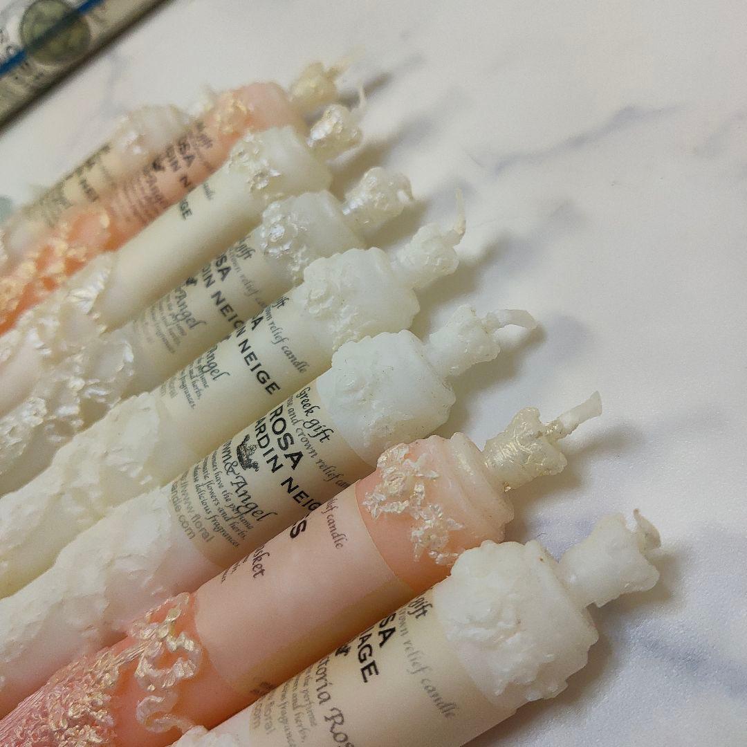 新品✨ 薔薇アロマキャンドル 9本セット　キャンドル作家kanameさん有瀧聡美