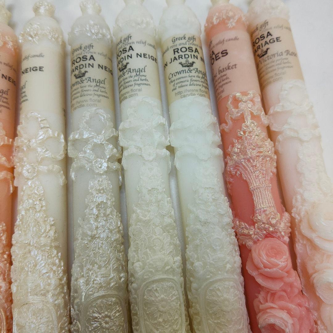 新品✨ 薔薇アロマキャンドル 9本セット　キャンドル作家kanameさん有瀧聡美