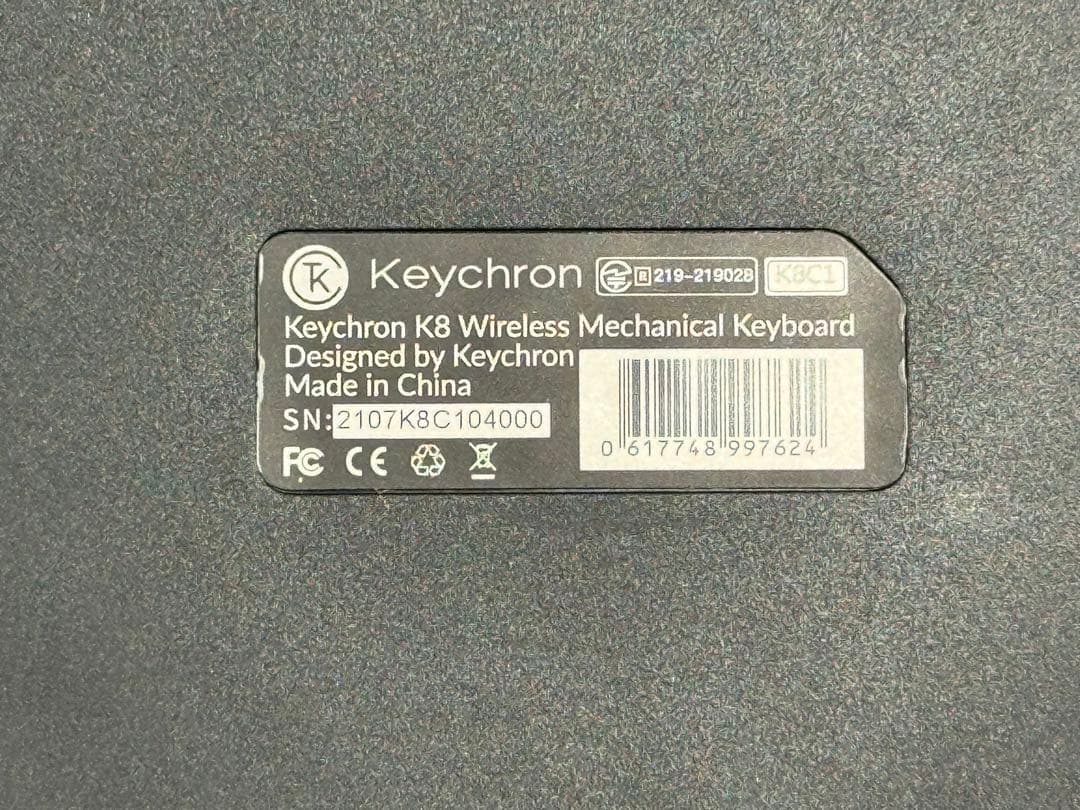 【価格相談可】Keychron K8 メカニカルキーボード 本体