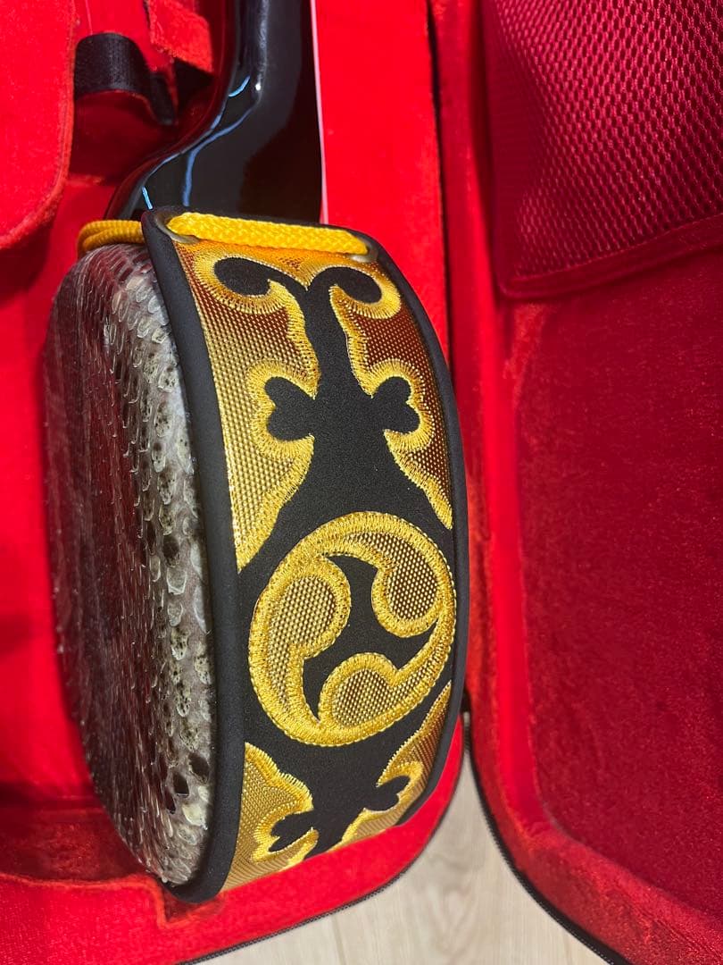 三線　蛇革　本革　付属品多数