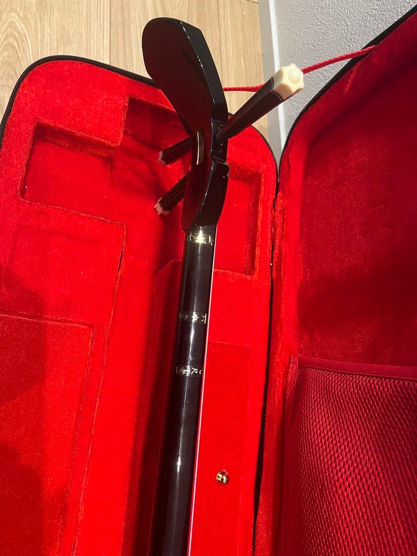 三線　蛇革　本革　付属品多数