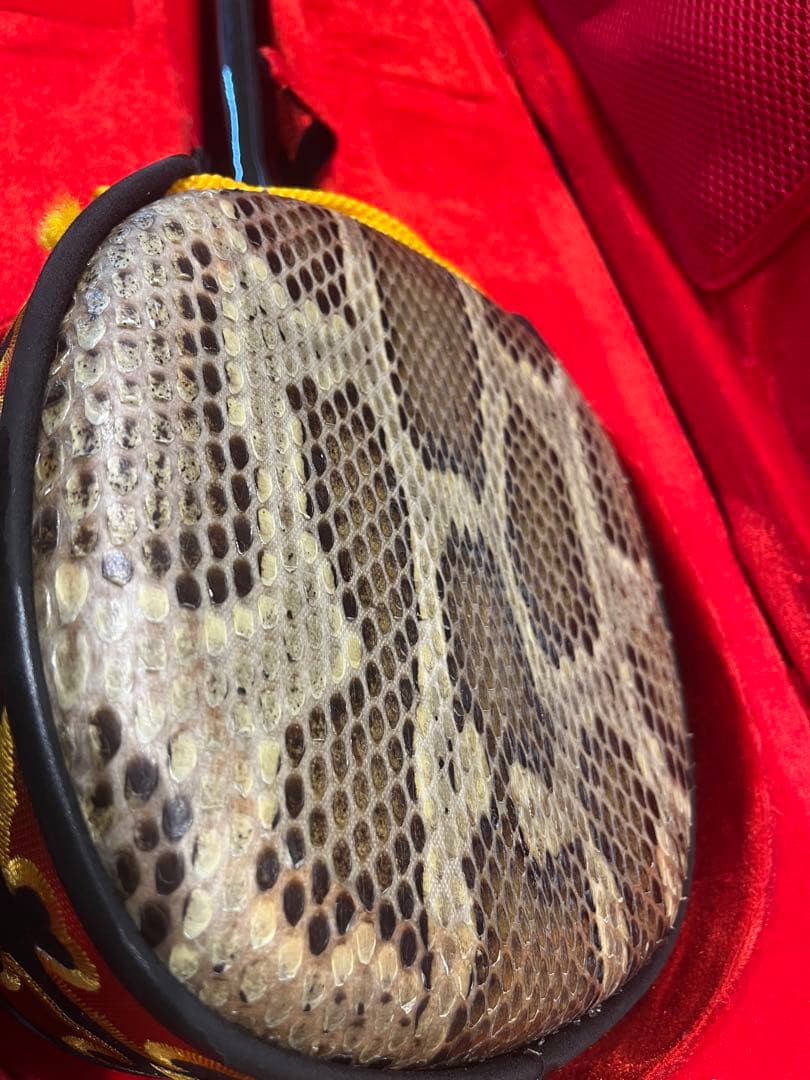 三線　蛇革　本革　付属品多数