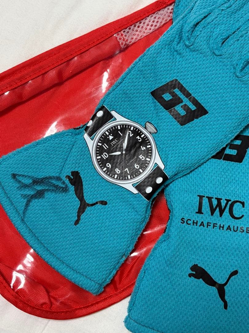 e Russell 直筆サイン入りグローブ IWC ノベルティ F-1