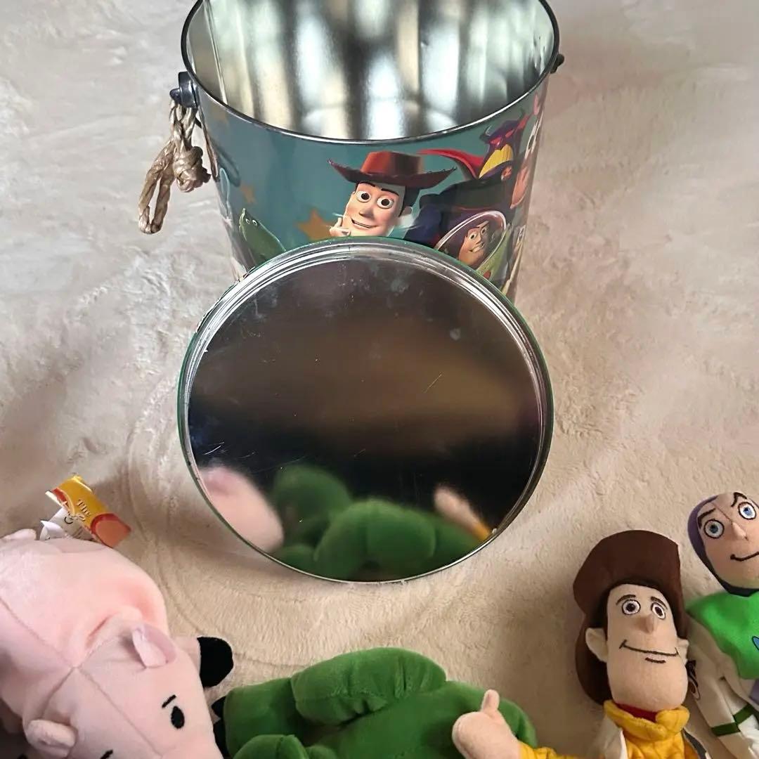 トイストーリー2 ぬいぐるみセット ブリキ缶入り 激レア ディズニーピクサー