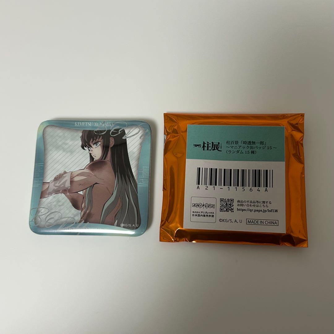 鬼滅の刃 柱展 マニアック缶バッジ 時透無一郎 無一郎 缶バッジ 柱百景