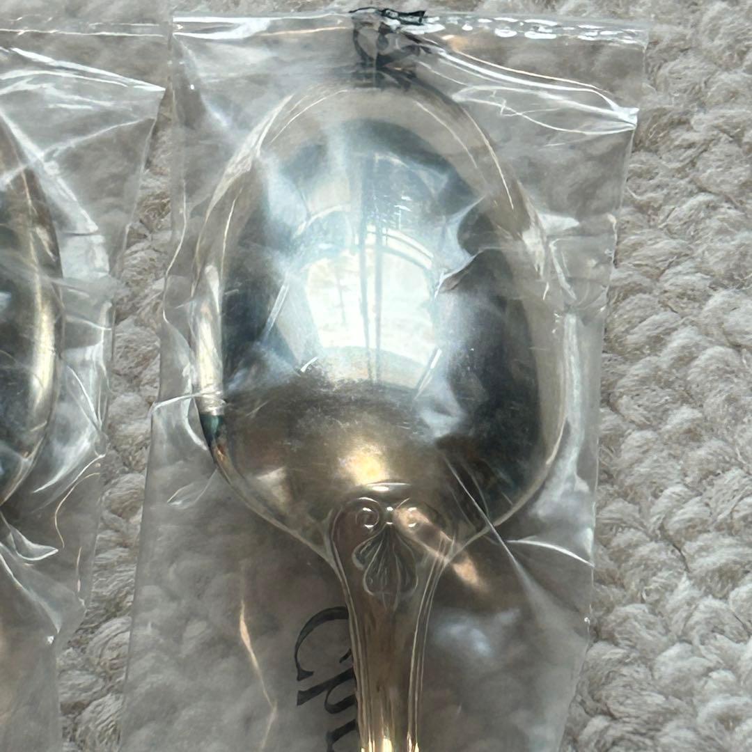 新品未開封品　クリストフルシルバー　マルメゾン　コーヒースプーン　2本セット