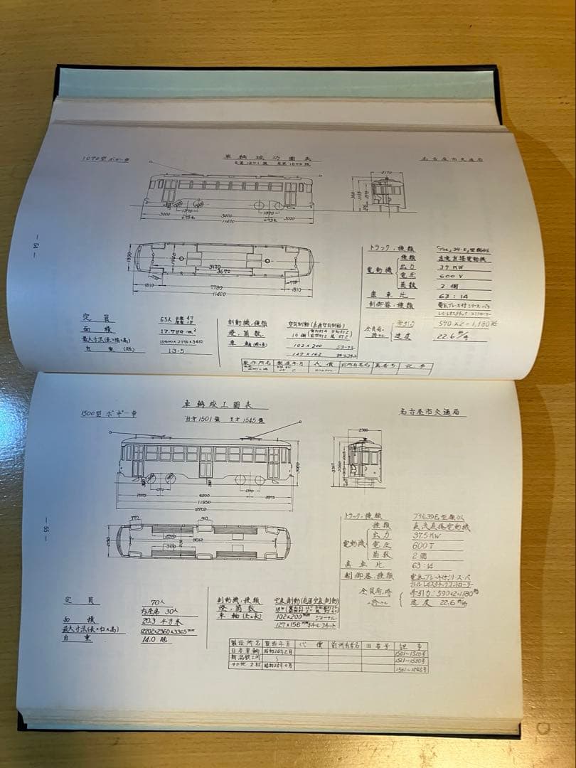 （非売品）なごや市電整備史　昭和49年度版名古屋市営市電整備本【貴重品】