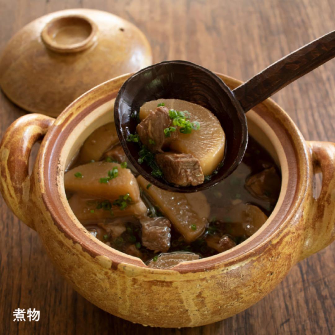長谷園　みそ汁鍋　(大)