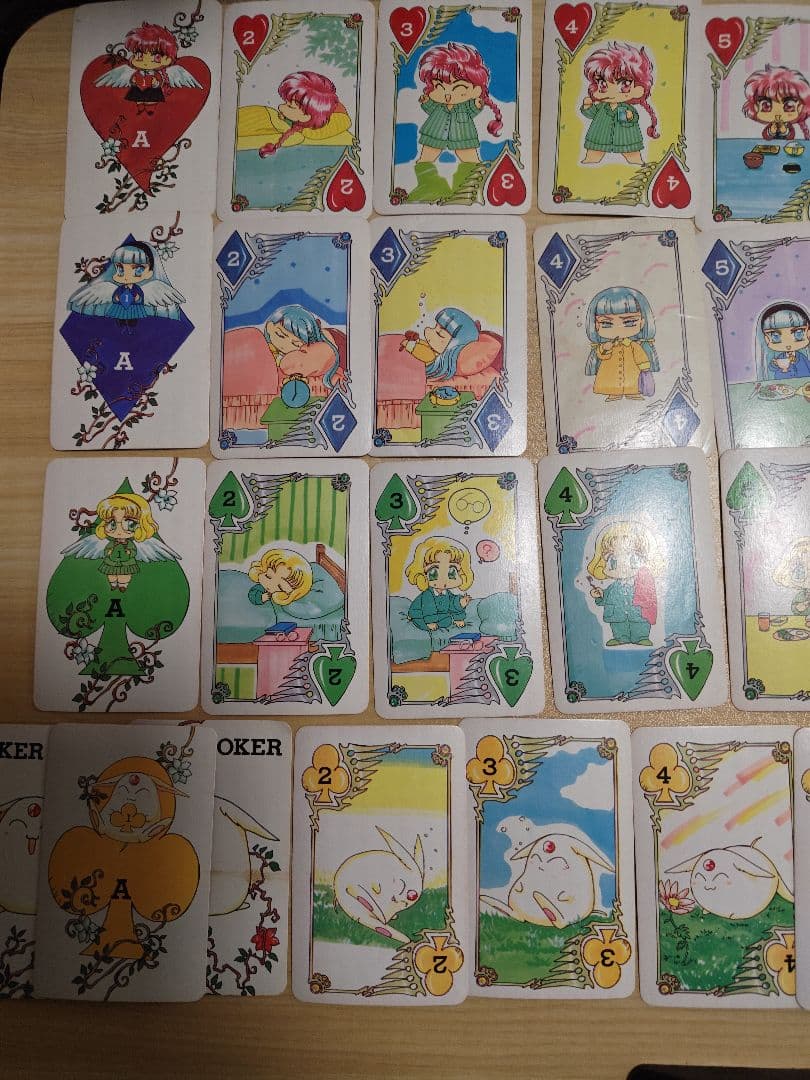 魔法騎士レイアース　トランプ　CLAMP　掲載当時雑誌ふろく　希少品　レアグッズ
