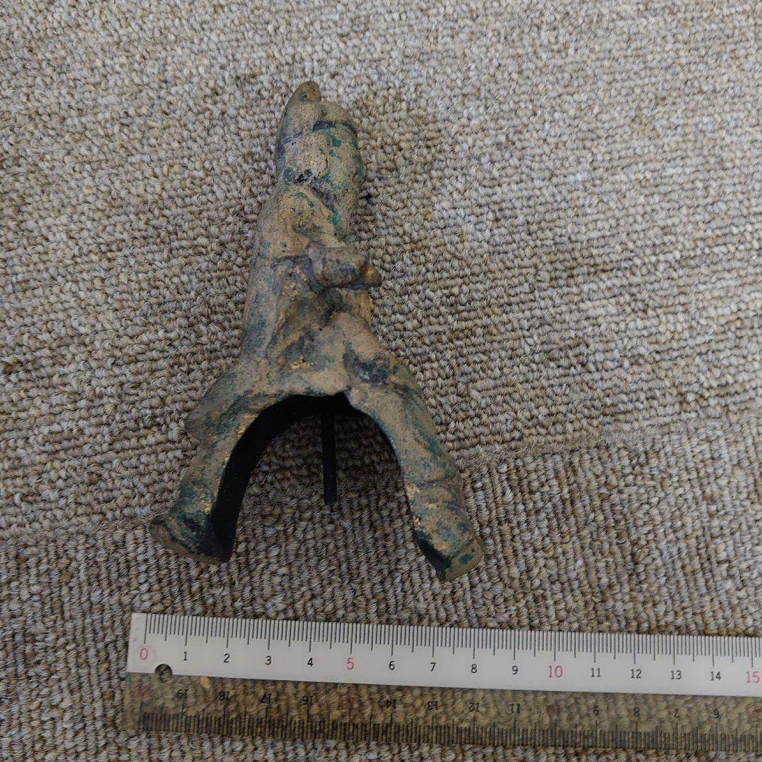 骨董　香炉　古銅驢馬乗賢人