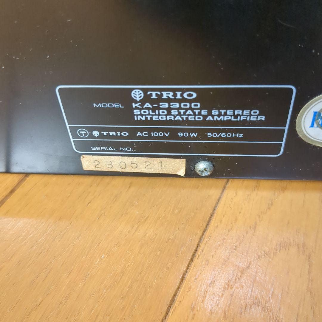 [トリオ]ステレオチューナー&アンプ KA-3300&KT-3300 セット