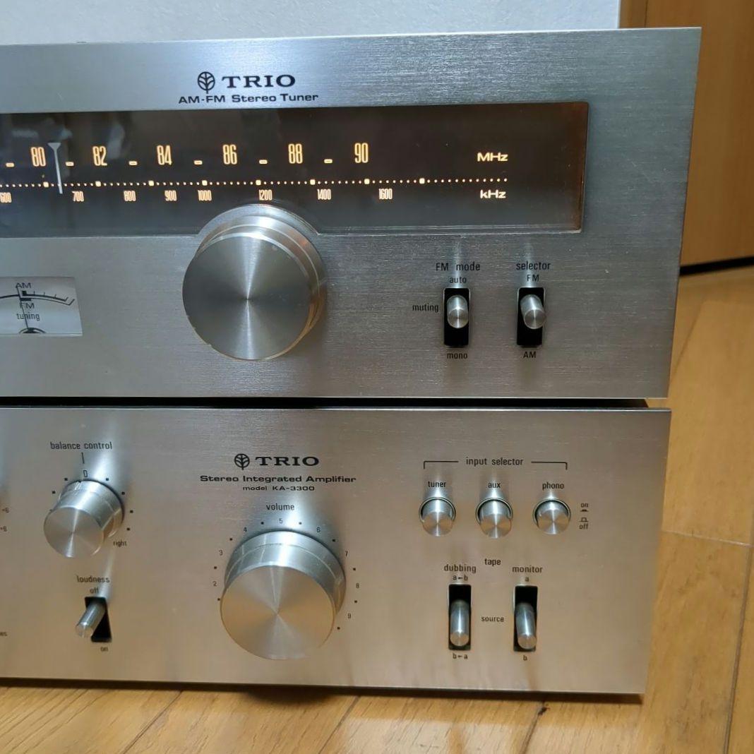 [トリオ]ステレオチューナー&アンプ KA-3300&KT-3300 セット