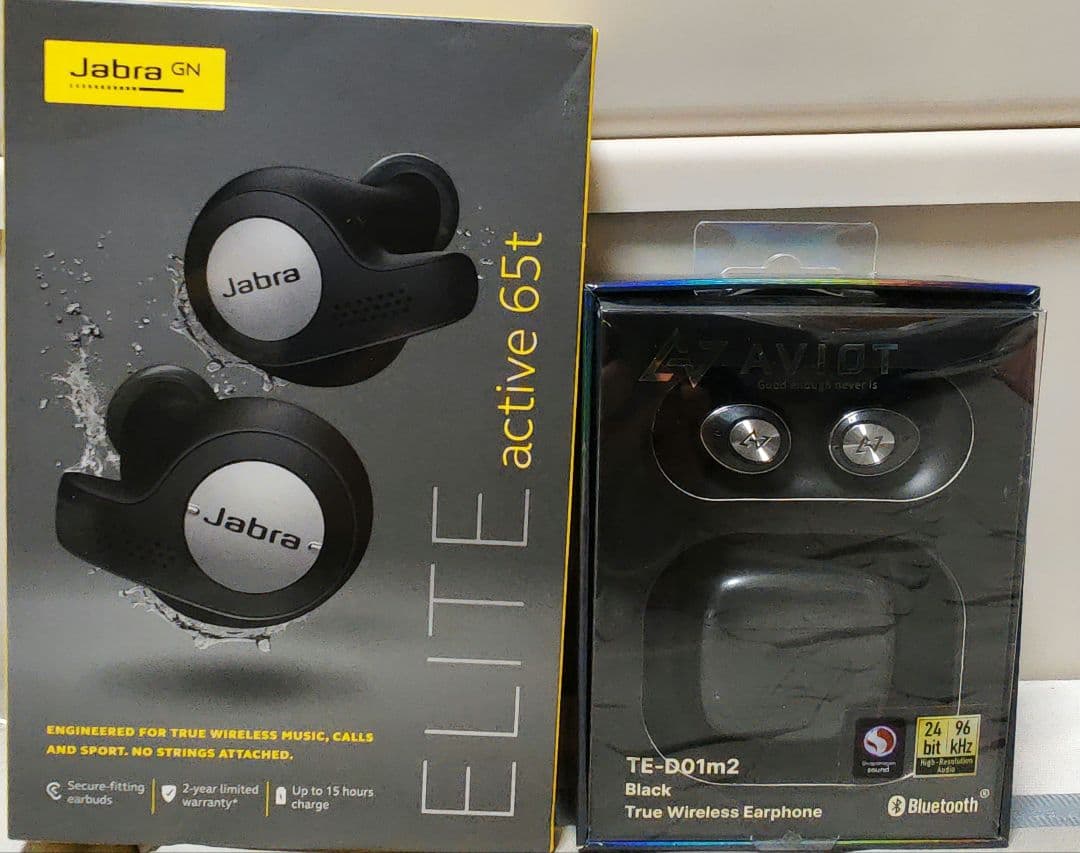 ELITE active 65tとAVIOT TE-D01m2 ジャンク セット