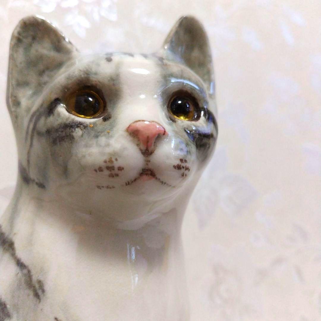英国☆ウィンスタンレイ ケンジントンキャット☆グレー　キジトラ猫　レア☆サイズ5