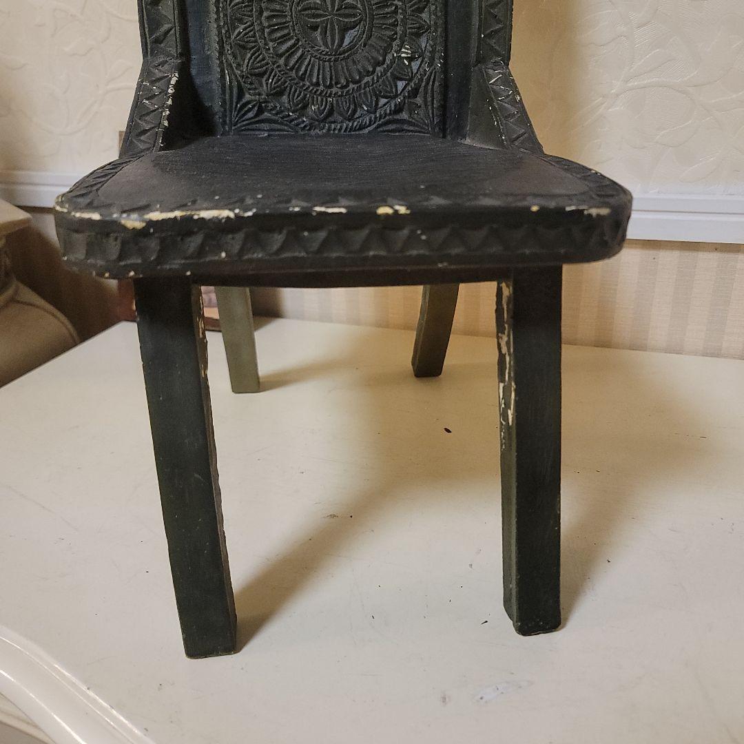 70's　アンティークチェア　小さいサイズ　ドールチェア　ディスプレー　置物等