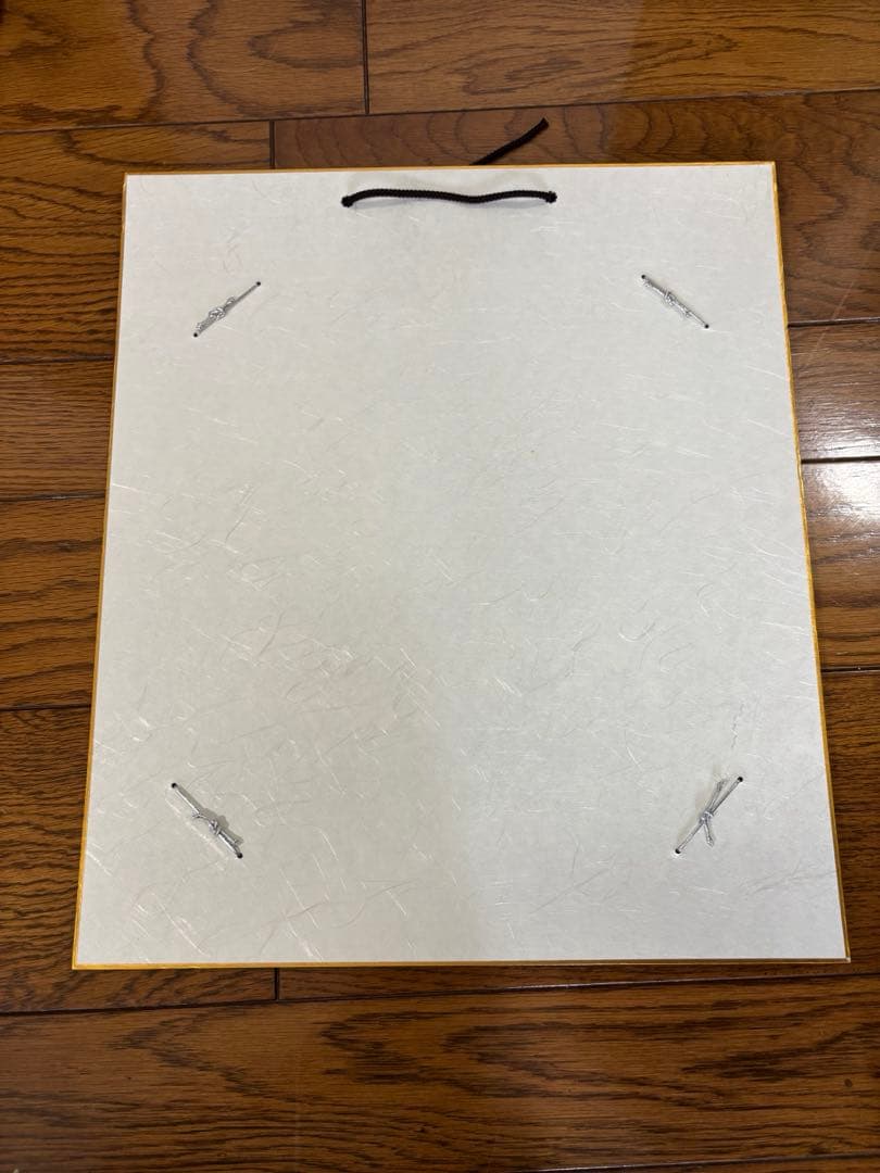 色紙　色紙額？　直筆です。かなり古いものです。