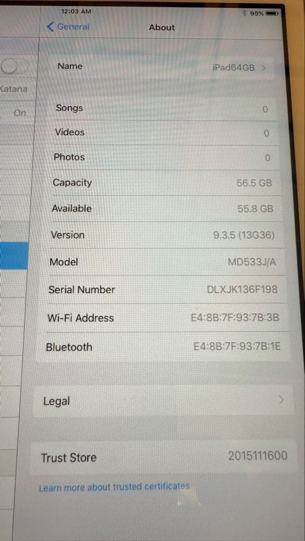 iPad 本体 ホワイト 青色カSmart バー付き