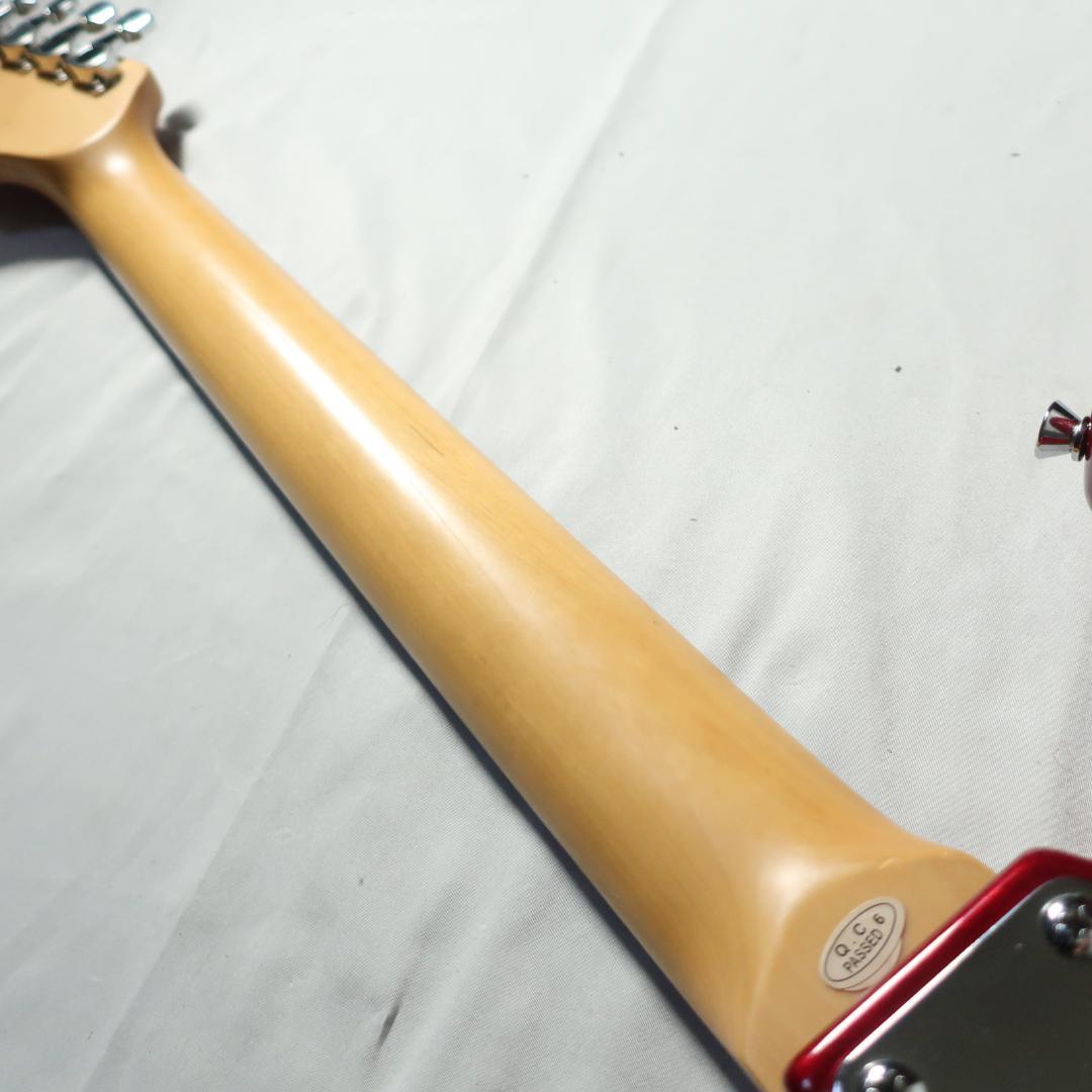 PhotoGenic ストラトキャスタータイプ ギター マッチングヘッドRED