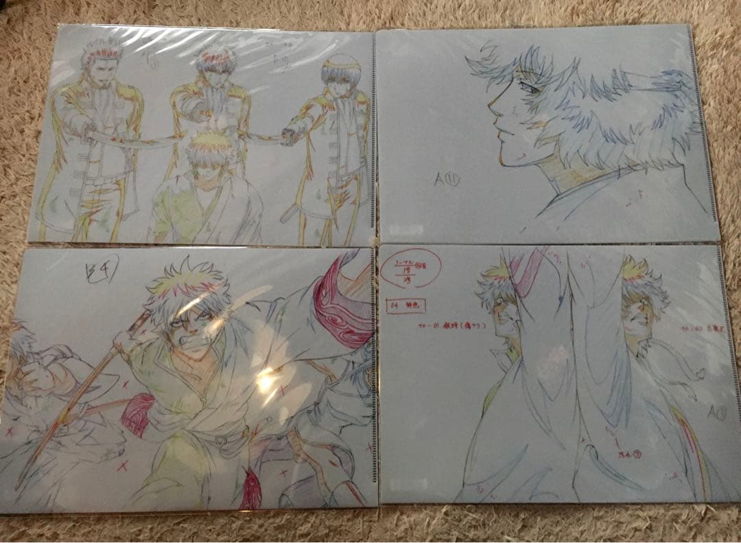(新品未開封)銀魂 完結篇 原画 クリアファイル 7種セット