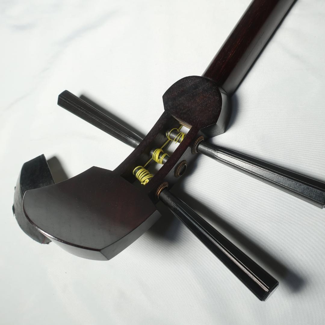 三味線 細棹 撥 ハードケース付 長唄 管理No.5