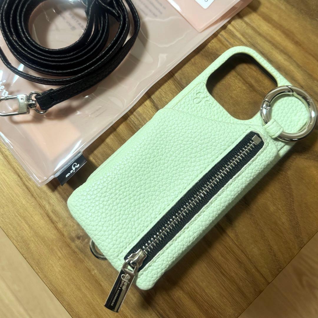 ajew エジュー iPhone16pro ケース wasabi