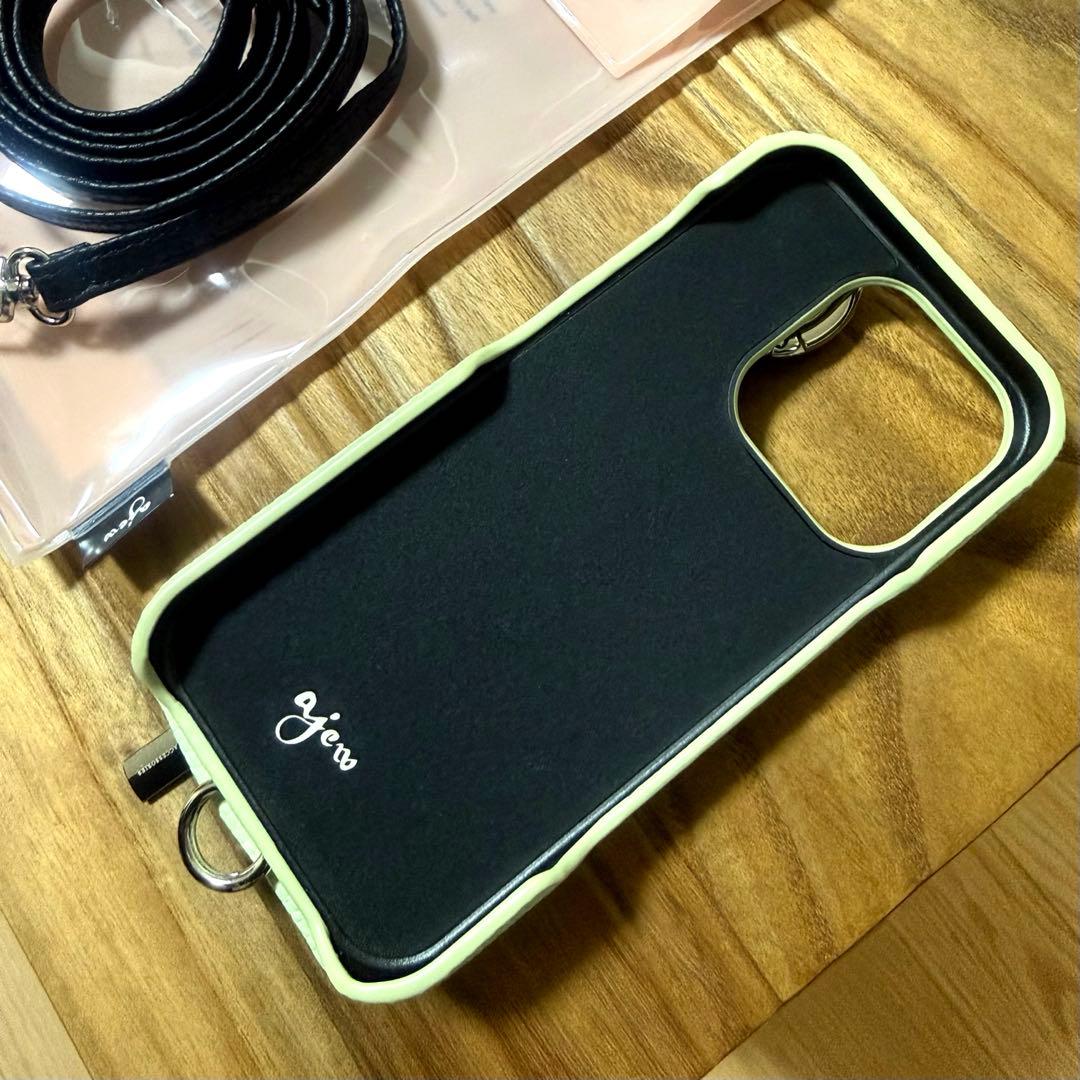 ajew エジュー iPhone16pro ケース wasabi
