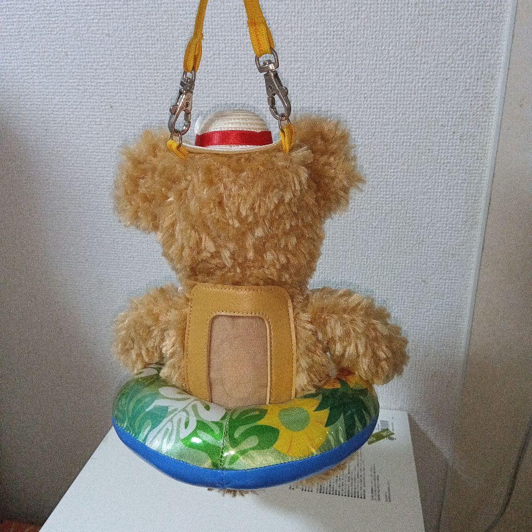 東京ディズニーシー夏　ダッフィーぬいぐるみ 紐付き浮き輪付き