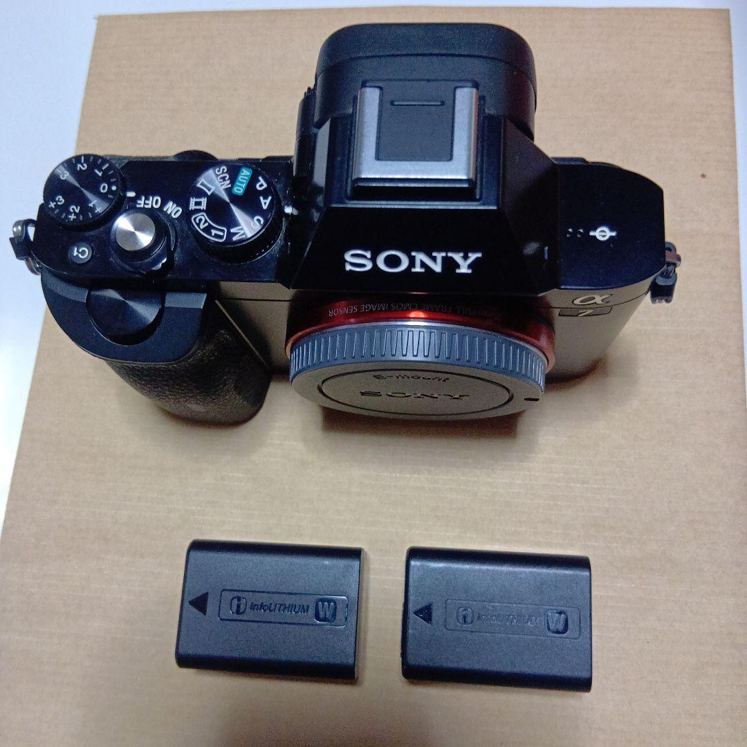 SONY α7ミラーレスカメラ本体　良品ショット数極少
